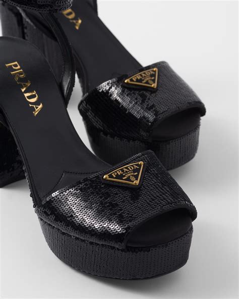 prada platform sandals heels|platform prada sandals women.